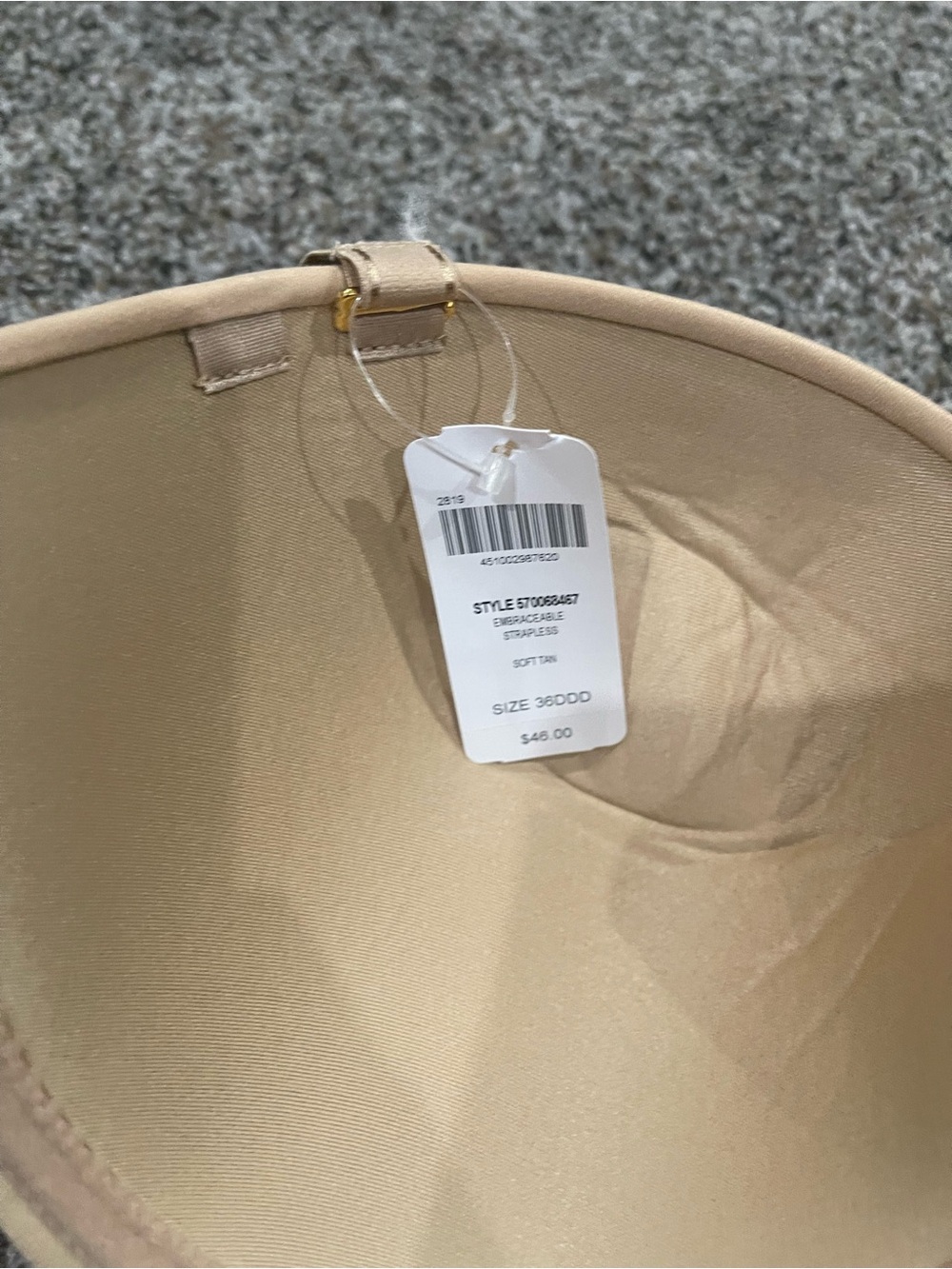 Soma Beige Nude T-Shirt Bra - Picture 2 of 3